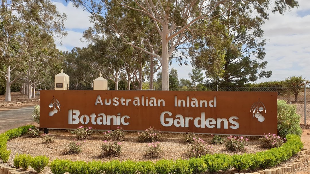 australian inland botanic garden entrance