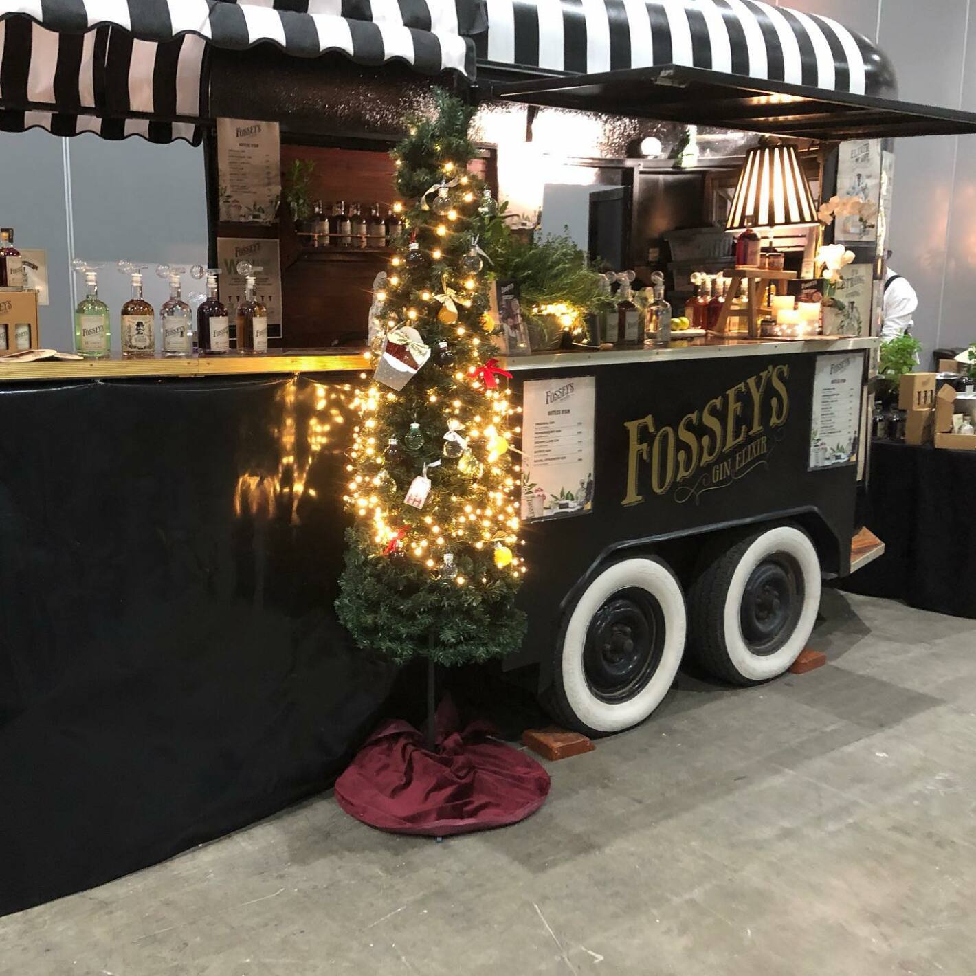 black and white stand at Junipalooza Melbourne